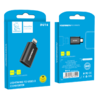 ფლეშ ბარათზე გადამყვანი Denmen DU16 Lightning to USB