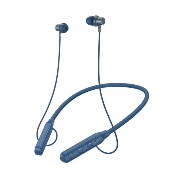 Hoco ES74 კისერზე დასამაგრებელი ლურჯი Bluetooth ყურსასმენები