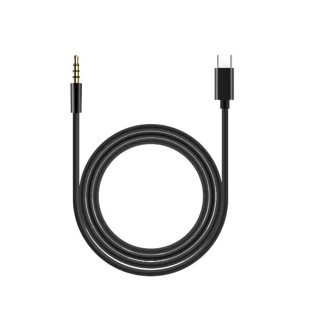 Type-C to AUX Adapter Cable – USB-C to 3.5mm აუდიო გადამყვანი ყურსასმენებისა და ავტომობილისთვის