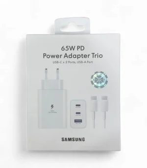 სამსუნგის სწრაფი დამტენი Samsung 65W+Cable Fast Charger